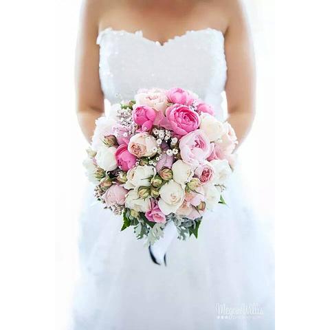 YYCRAFT Pack Of 20 Satin 4d Rose 2 Craft Wedding Bride Bouquet Rose Flower-Ivory 